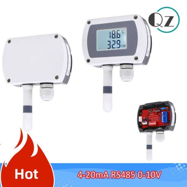 WallMounted Temperature And Humidity Transmitter RS485 420Ma 010V