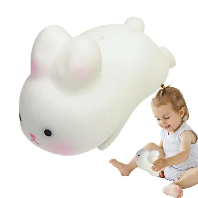 Soft Squeeze Toys Bunny Kids Flexible Toys Rabbit Relaxing Toy ...