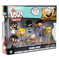 8PCS Set The Loud House Action Figure Toys Lincoln Clyde Lori Lily Leni Lucy Lisa Luna for Children Christmas Gift