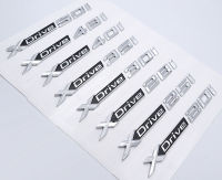 NEW 1pcs New ABS Chrome Car XDrive Logo Emblem Trim Sticker X Drive 20i 25i 28i 30i 35i 40i 48i 50i For BMW X1 X3 X4 X5 X6