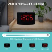 Extra Loud Alarm Clock with Wireless Bed Shaker,Vibrating Dual Alarm Clock for Heavy Sleepers, Deaf and Hearing-Impaired