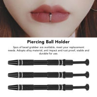 Bead Grabber โลหะผสมกันลื่น 3pcs Piercing Ball Grabber สำหรับทำเครื่องประดับ