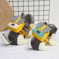 Dog Backpack Adjustable Cute Reflection Oxford Cloth Bag Dogs Self-Carrier Waterproof Traction Backpack