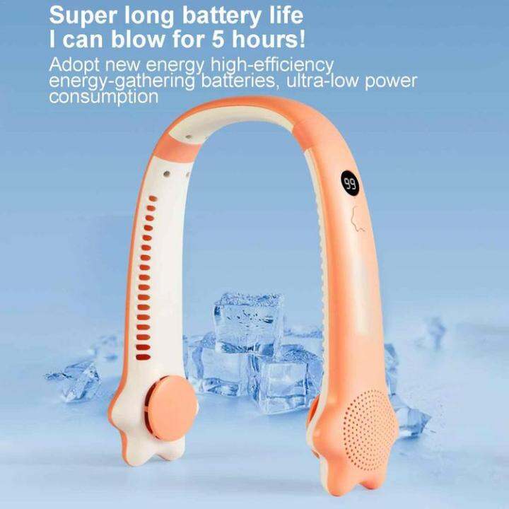 portable-neck-fan-cat-claw-wearable-personal-fan-rechargeable-bladeless-fan-cooling-neck-fan-5-speed-hands-free-neck-fan-air-conditioner-power-display-intensely