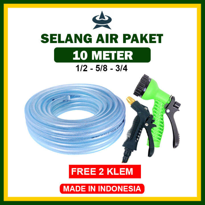 Gemuk Selang Air Selang Air Paketan Meter Paketan Selang Meter Transparan Lengkap