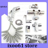 ixoo61 store Handheld Silver Toilet Bidet Faucet Sprayer ABS Shower Head wc Bathroom accessories water Spray set Self Cleaning