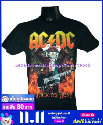 เสื้อวง AC/DC เอซี/ดีซี ไซส์ยุโรป เสื้อยืดวงดนตรีร็อค เสื้อร็อค  ACD1737 ฟรีค่าส่ง
