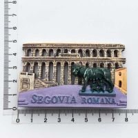 ♛۞✔ Spain Segovia Roman Grand Aqueduct Tourism Memorial Painted Crafts Magnet Fridge Stickers