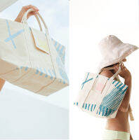 Seasalt.and.vinegar กระเป๋าผ้าใบ Canvas Beach Tote