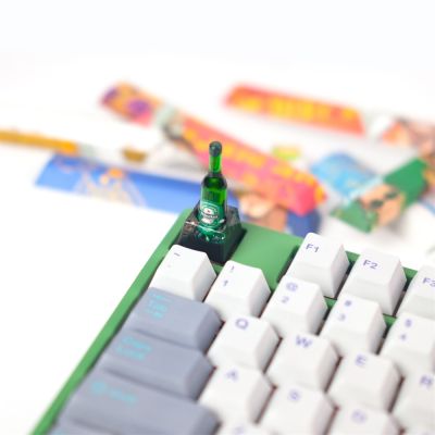 Mechanical Keyboard Personality Keycap Anime Hand-Made Resin Keys ESC Customized Supplement Key Cap Compatible MX Switches