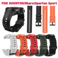 [HOT CHALIUIUILILXWE 607] ยางซิลิโคน24มม. สายสำหรับ Suunto 9กำไลข้อมืออัจฉริยะสำหรับ Suunto 9 Baro สายข้อมือสำหรับเปลี่ยนสปาร์ตันสปอร์ตสายนาฬิกาข้อมือ