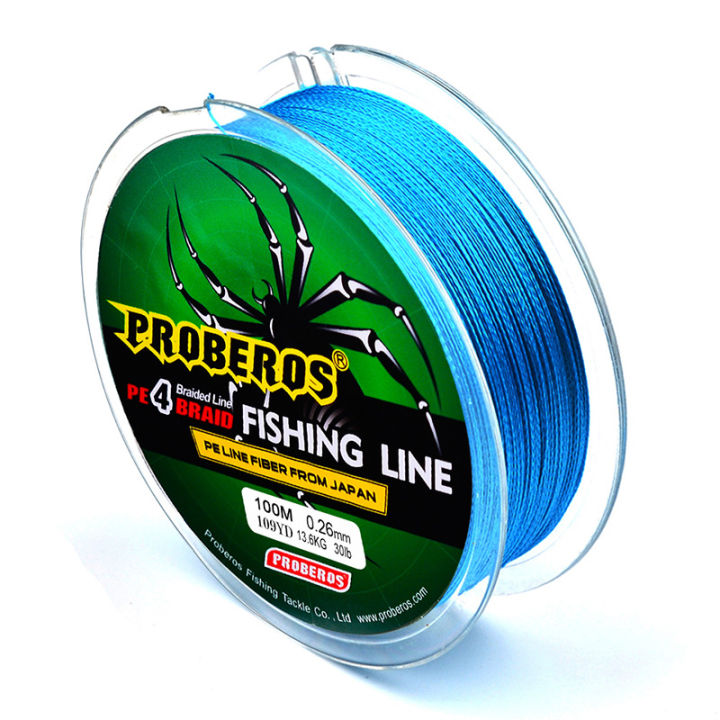 blue-fishing-proberos-สายพีอีถัก8-สาย-พีอี-สาย-pe-ถัก8-สาย-pe-3-ถัก8-สายpe-สายพีอี-สีฟ้า-เหนียว-ทน-ยาว-100-เมตร-บลู-ฟิชชิ่ง-ส่งไว-ราคาส่ง