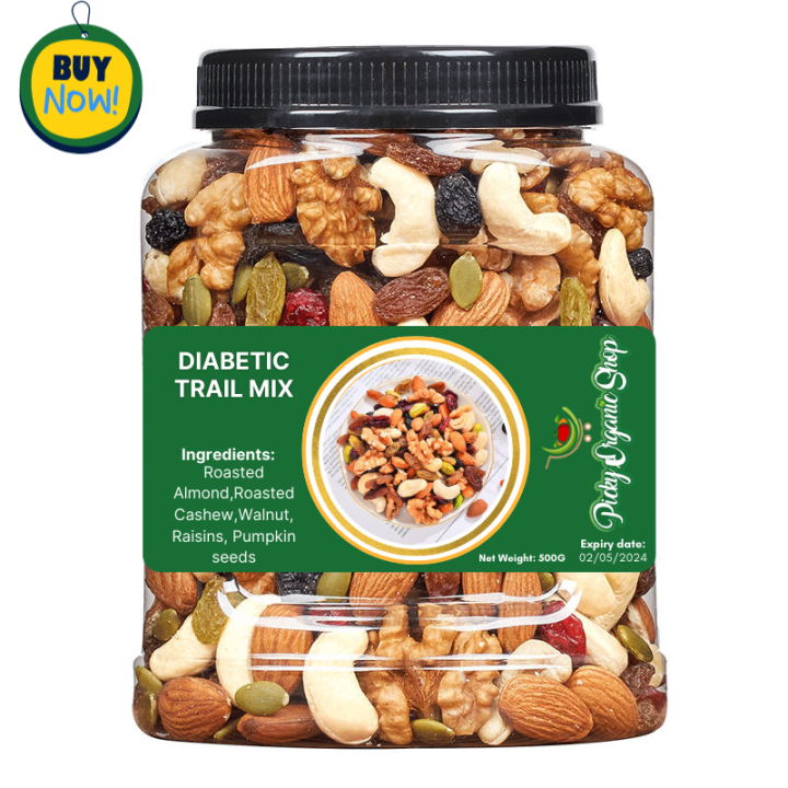 Diabetic Trail Mix "The Right Mix That's a Health Fix" 500g Lazada PH
