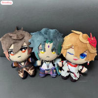 Sunsing Genshin ตุ๊กตาของเล่นตุ๊กตาผลกระทบ Tartaglia Zhongli Xiao Plushie จี้พวงกุญแจสำหรับของตกแต่งบ้านสำหรับเด็ก SU-MY