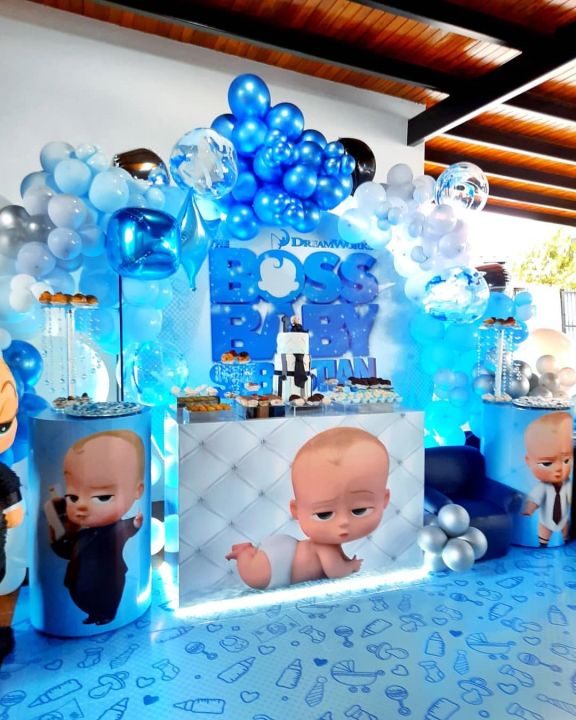 Koko Party Supplies】Cartoon Born Leader Boss Baby Birthday Disposable  Tableware Wedding Decoration Tablecloth Plate Cup Baby Shower Decor  Supplies | Lazada