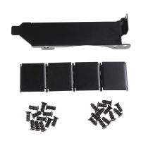 Lon 3 Fan Mount Rack PCI Slot Bracket+20 Screw+4 Connector For Video GPU Card Cooler