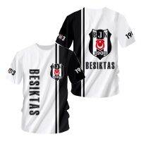 ตุรกี besiktas อิสตันบูลฟุตบอลเสื้อยืด เสื้อยืดฤดูร้อน 3D พิมพ์เสื้อยืดผู้หญิงขนาดใหญ่ เสื้อยืดโปรโมชั่นใหม่ในฮาราจูกุ