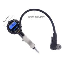 Digital Tire Inflator Pressure Gauge 200 PSI Air Chuck Heavy Duty Air Inflating