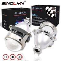 Sinolyn Bi-Xenonเลนส์3.0นิ้วไฟหน้าโปรเจคเตอร์Super WSTสำหรับH4 H7ไฟรถอุปกรณ์เสริมปรับRHDใช้h1 HIDหลอดไฟLED