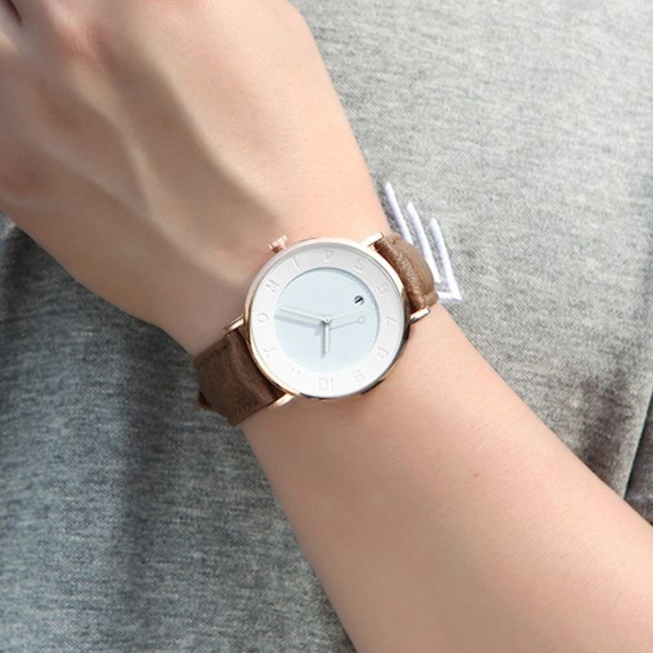 นาฬิกาข้อมือควอตซ์แบรนด์หรูชื่อดังนาฬิกาสร้างสรรค์สีดำเต็มรูปแบบมีเอกลักษณ์นาฬิกาแฟชั่นเรียบง่าย2020-reloj-mujer