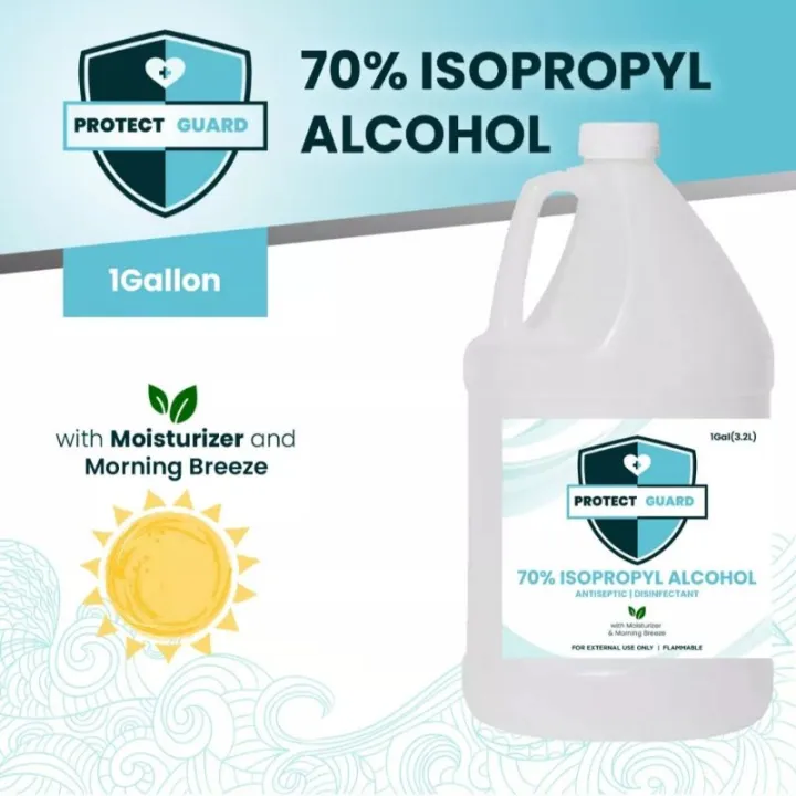 PROTECT GUARD ETHYL AND ISOPROPYL 70% ALCOHOL 1 GALLON | Lazada PH