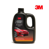 3M แชมพูล้างรถ น้ำยาล้างรถสูตรผสมแวกซ์ 2in 1 ทั้งล้างและเคลือบเงาในขั้นตอนเดียว  สูตรผสมแวกซ์ ขนาด1,000 มล. PN39000W