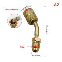 toushanasd R22 R410เครื่องปรับอากาศหลอดฟลูออไรด์แรงดันสูงอะแดปเตอร์สำหรับตู้เย็นท่อเพิ่มของเหลวอุปกรณ์เสริมสำหรับท่อ