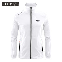 JEEP SPIRIT เสื้อแจ็กเก็ตมีฮู้ดสำหรับผู้ชาย,เสื้อ2023เสื้อแจ็คเก็ตกันแสงแดดแว่นกันแดดตกปลาสำหรับคู่รัก