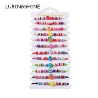 【CW】☊✚  12pcs/lot Polymer Clay Beads Fruit Pendant for Kids Adjustable Female Jewelry Accessories