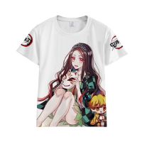 NEW 3d Printed Demon Layer Summer Mens And Womens Sports Short Sleeve T-shirt Digital Printed Anime