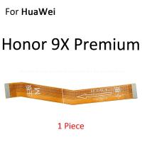 เมนบอร์ดเมนบอร์ดเมนบอร์ดบอร์ดหลักคอนเนคเตอร์ LCD สายเคเบิ้ลยืดหยุ่นสำหรับ HuaWei Honor 10X 9X Lite 9C 9A ระดับพรีเมี่ยม