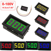 Mini Digital Voltmeter Tester DC 0-100V Digital Voltmeter เครื่องวัดแรงดันไฟฟ้าเครื่องมือ LED Panel สำหรับรถยนต์0.56นิ้ว