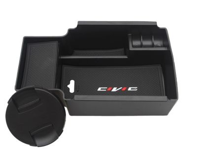 กล่องเก็บของที่พักแขนรถกลางสำหรับ Honda Civic 2012 2013 2014 2015คอนโซลกลางที่พักแขนคอนเทนเนอร์พาเลทเคสที่ใส่ถาด
