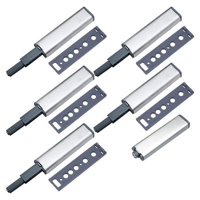 Push Latches for Cabinets 6 Pack Push to Open Cabinet Hardware Push Press Latch Kitchen Door Push Release Latch