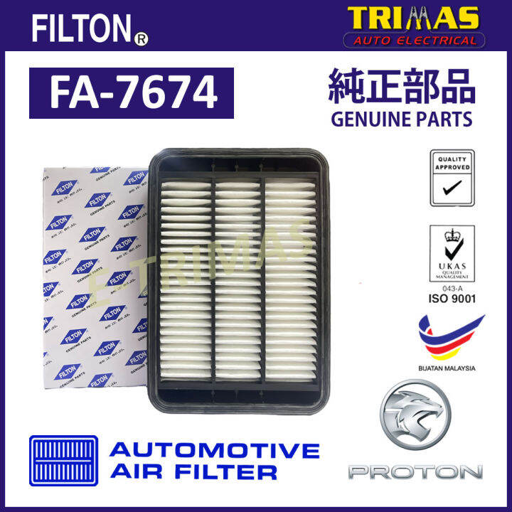 FILTON Air Filter Proton Inspira Penapis Udara Angin Kereta FA7674