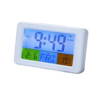 LCD Color Electronic Alarm Clock Multi-Function Temperature Countdown Digital Clock Lazy Snooze Bedside Clock