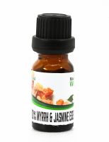 Natural Efe/ Myrrh &amp; Jasmine Essential Oil น้ำมันหอมระเหย ยางไม้หอมเมอร์กับดอกมะลิ 10ml