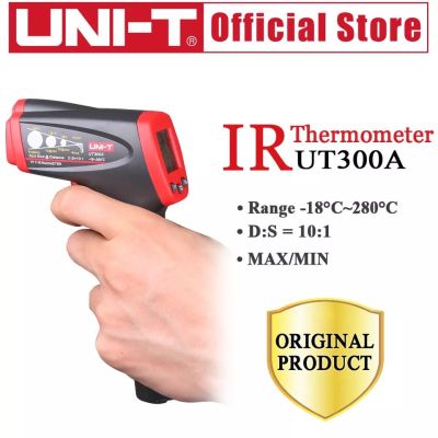 Uni-T UT300A+ เครื่องวัดอุณหภูมิอินฟราเรดเลเซอร์ อินฟราเรดเทอร์โมมิเตอร์ วัดอุณหภูมิเลเซอร์ ของแท้ สินค้าพร้อมส่ง