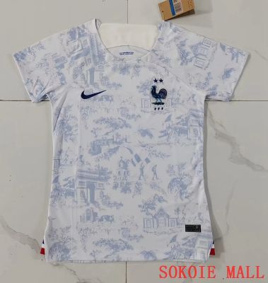 เสื้อฟุตบอล French Away 2022/23สำหรับผู้หญิง