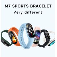 M7 Smart Watch ผู้ชายผู้หญิง S Martband อัตราการเต้นหัวใจ S Mart W Atch ติดตามการออกกำลังกายความดันโลหิตกีฬาสร้อยข้อมือสมาร์ทสำหรับ Xiaomi