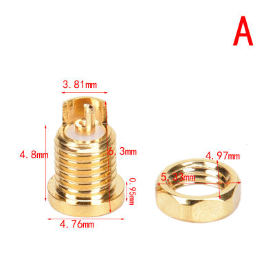 Rayua 1PC MMCX FEMALE SOLDER Wire CONNECTOR PCB MOUNT PIN IE800 DIY Audio plug ADAPTER