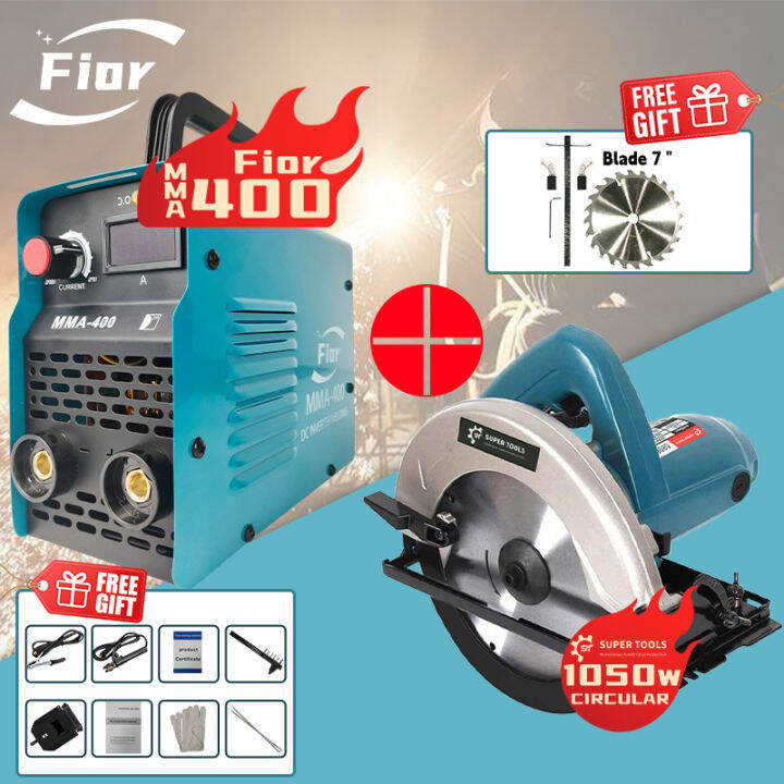 MMA400 Portable IGBT Inverter Welding Machine + 2 in 1 Power Tool Set