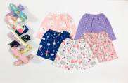 Combo 5 quần cotton mềm mát cho bé gái 8-14kg-Quần đùi cho bé Giao Màu