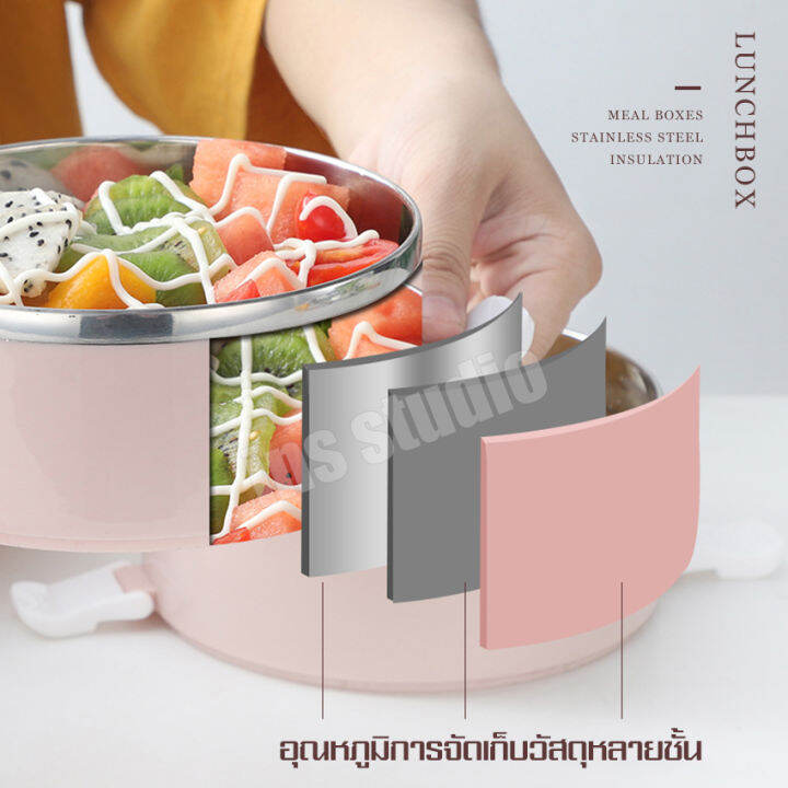 lunch-box-ปิ่นโต-2-3-4-ชั้น-กล่องถนอมอาหาร-ชุดกล่องถนอมอาหาร-ปิ่นโตสแตนเลส-ปิ่นโตเก็บอาหาร-ปิ่นโตถนอมอาหาร-ปิ่นโตอาหาร-ปิ่นโตพกพา