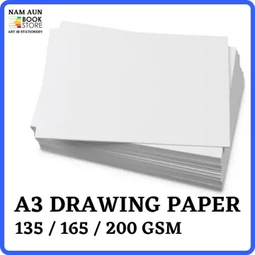 Buy LRS Drawing Paper 210 GSM - A3 Size - 16.5 inches x 11.7 inches - White  (A3-25 Sheets) Online at Lowest Price Ever in India | Check Reviews &  Ratings - Shop The World