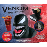 Venom Bucket Set ถังป๊อปคอร์น​ เวนอม​ Major​ Cineplex Venom Popcorn Bucket ถังป๊อปคอน วีนอม  ถังป็อปคอร์น