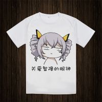 เสื้อยืดพิมพ์ลายเสื้อยืดคอกลมแขนสั้นผ้าฝ้ายพิมพ์ Honkai Impact 3 Theresa  IKII