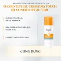 [Giảm Thêm 5% Tặng 219K Đơn 499K] Kem chống nắng giải pháp cho da nhờn mụn Eucerin Sun Gel-Cream Dry Touch Oil Control SPF50+ 50ml 69767. 