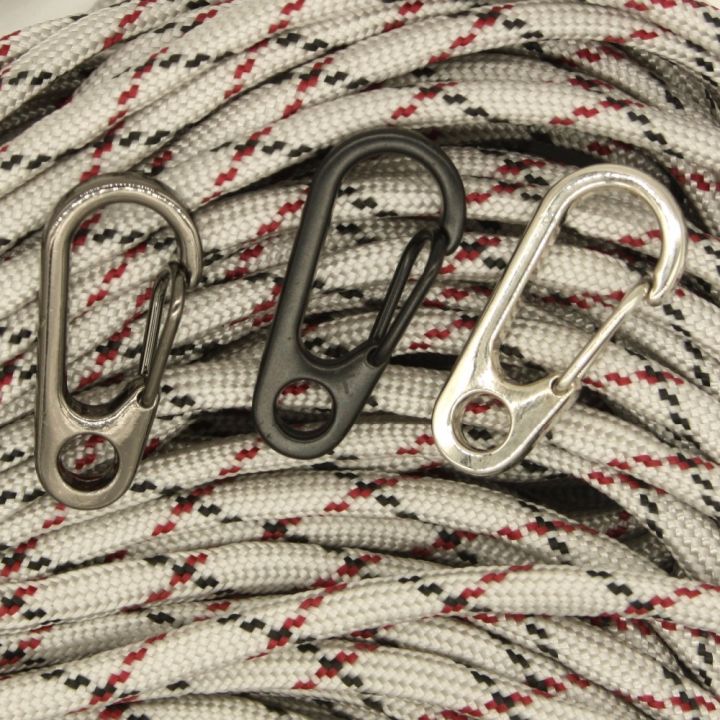 10-pcs-lot-mini-spring-backpack-clasps-climbing-carabiners-edc-keychain-camping-bottle-hooks-paracord-bag-buckles