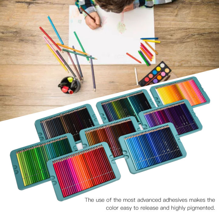 ดินสอสีดินสอสีทาสีด้วยมือมี240สีสำหรับการออกแบบการตรวจสอบงานศิลปะแบบมืออาชีพ